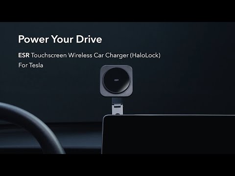 Alimentez votre trajet avec le chargeur ESR pour Tesla, monté sur écran tactile et compatible MagSafe