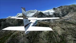 [FSX] Carenado Cessna C208B HD EX flying through the Swiss Alps