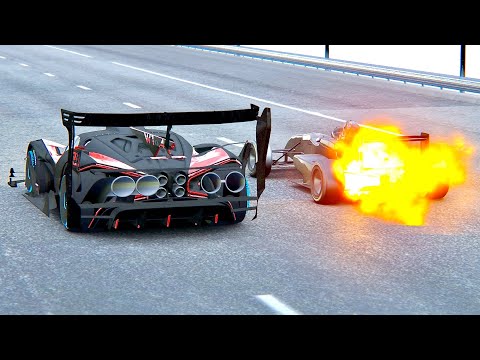 Bugatti Bolide GTR vs Formula Jet Engine - Drag Race