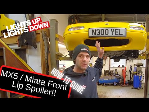 MX5 / Miata Front splitter / Spoiler - How to guide