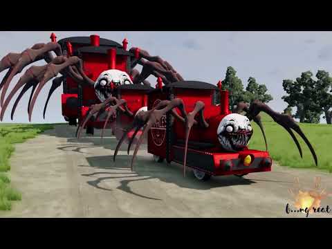 Big & Small Choo-Choo Charles vs CURSED Thomas the Train | BeamNG.Drive