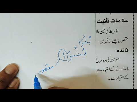 Arabic Grammar Episode 12 in Urdu and Hindi