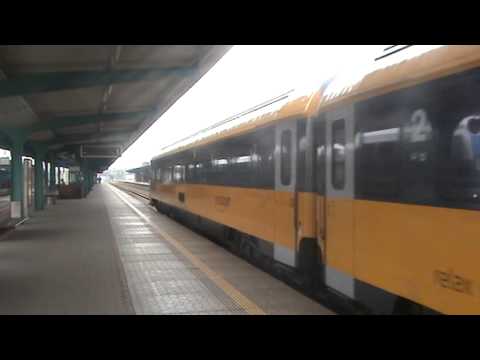 RJ 162 116 - Odjezd vlaku IC 1015 RegioJet - Pardubice hlavní nádraží