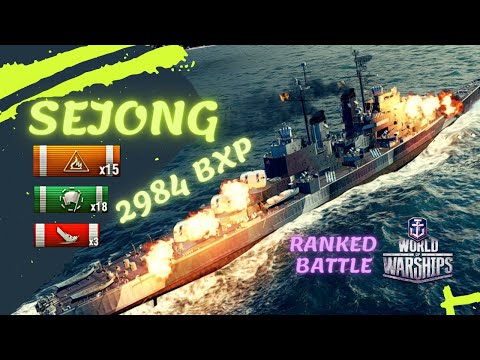 Pan-Asian Light Cruiser SEJONG  ( Recommanded for Ranked Battles ) World of Warships #gaming