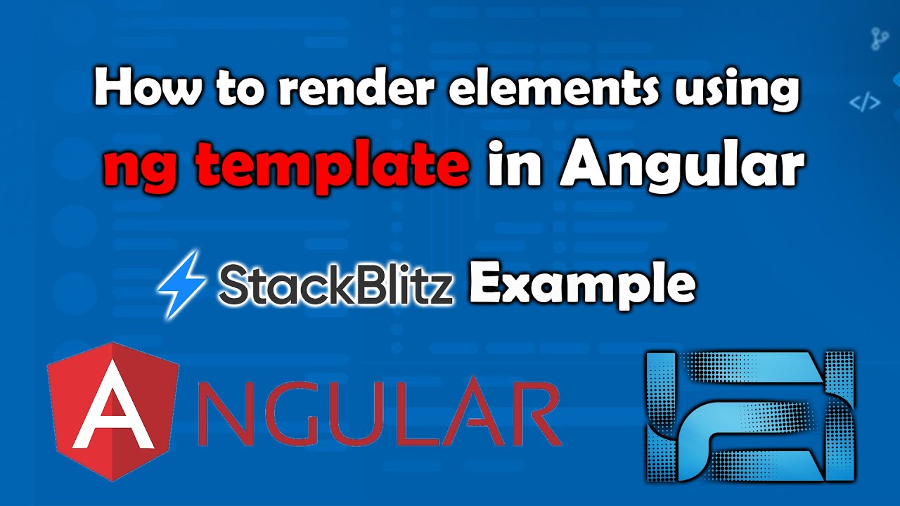 How to render elements using ng template in #angular | #CodeLSC