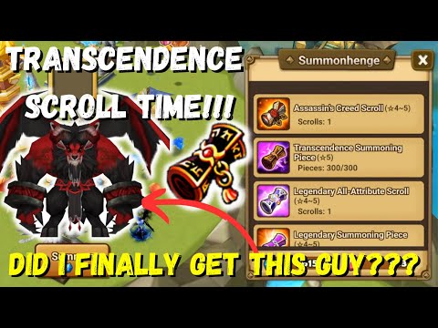 Summoning My Transcendence Scroll!!! New Unit or Dupe???