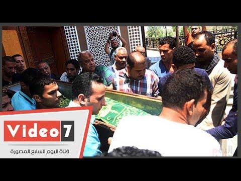 تشييع جثمان على لطفى رئيس وزراء مصر الأسبق من مسجد الشرطة بأكتوبر