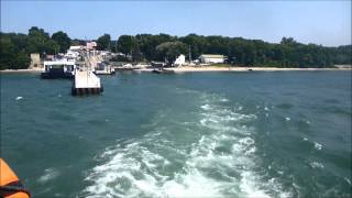 preview picture of video 'Leaving Put in Bay on the Miller Ferry'