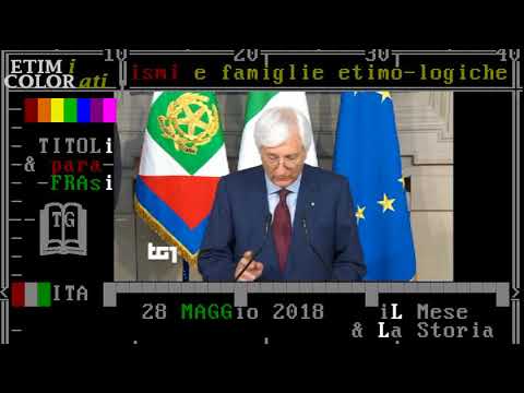 annuncio incarico - TG1 28 maggio 2018 - Cottarelli, per governo di tregua finalizzato a elezioni