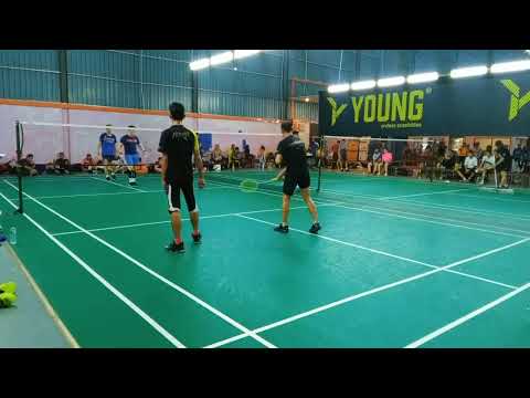 Badminton Terbuka Puchong Men's Double 90- Azizan Ariffin / James Chua Vs Syed Muzir / Sim Han Siang