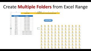 VBA: Create Multiple Folders from Excel Range