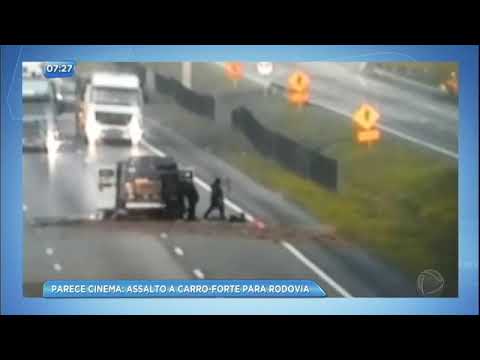 Quadrilha leva cerca de dois minutos para explodir carro-forte na Br 116