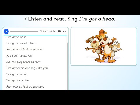 Unit 2 - Song - I´ve got a head.