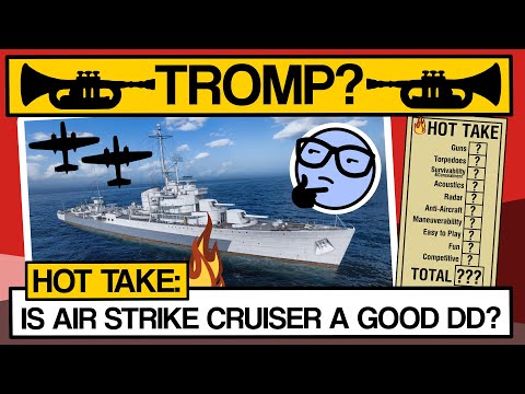Dutch Destroyer Tromp, Air Strike Master - World of Warships - Clyde Plays Hot Take E006