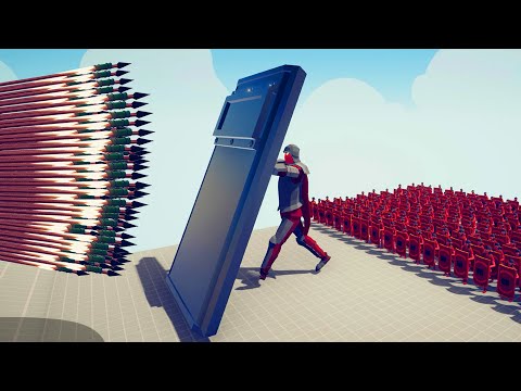 DEFLECT SHIELD GOD vs 1000 ARROWS | Totally Accurate Battle Simulator - TABS
