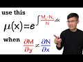 Almost Exact Differential equation & special integrating factor (introduction & example)