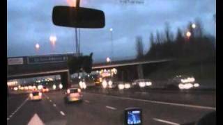 preview picture of video 'Road Trips in Scotland - M8 West at Twilight'