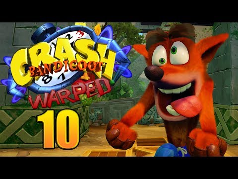 Crash Bandicoot 3: WARPED (N-Sanity HD) playthrough pt10 - VERY Difficult Tiger Race