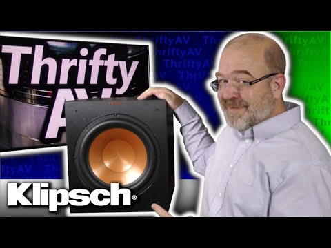 Klipsch R-12SW Subwoofer Features, 20Hz Test, & "Twister"