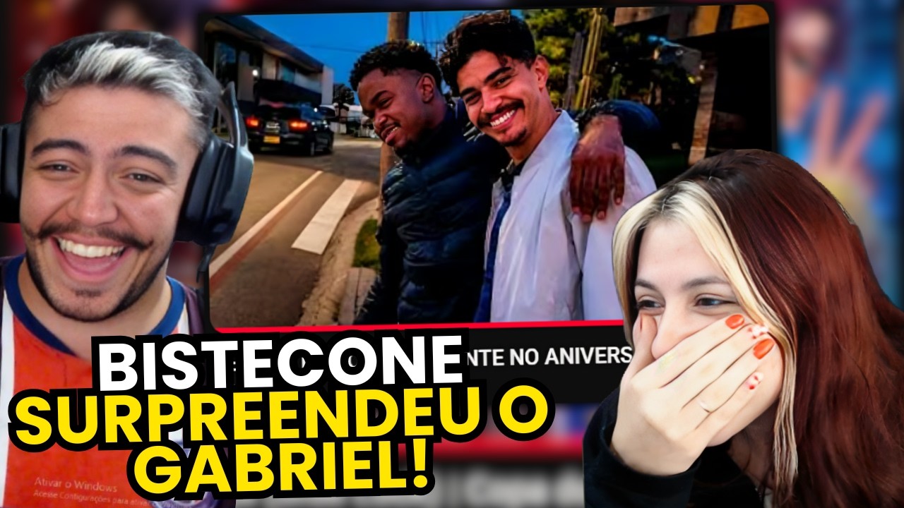 BISTECONE DEU UMA MOTO DE PRESENTE NO ANIVERSÁRIO DO GABRIEL! | react