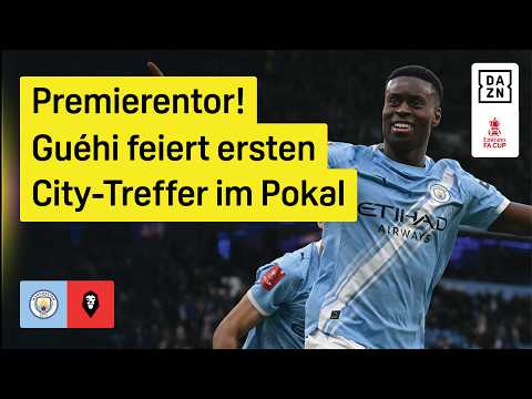 Guehi ist direkt Guardiolas Liebling: Man City - Salford City | 4. Runde | FA Cup | DAZN Highlights
