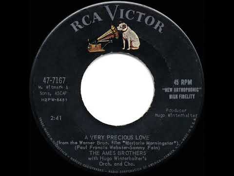 1958 OSCAR-NOMINATED SONG: A Very Precious Love - Ames Brothers