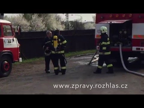 Požár Smiřice - 12.4.2016