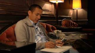 Дэни Бун рисует своего персонажа из "Неудачников"