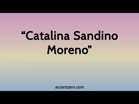 Pronounce "Catalina Sandino Moreno" - Brazilian accent vs. native U.S.