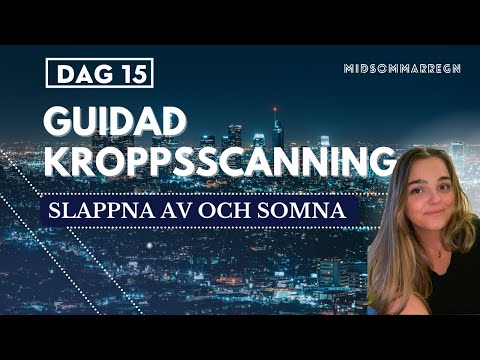 Kvällsmeditation för att somna, slappna av och sova gott | Kroppsscanning för bättre sömn