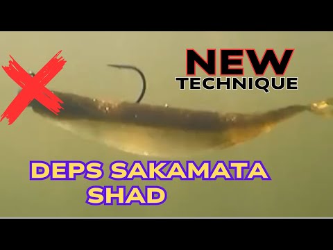 NEW JAPANESE TECHNIQUE TO FISHING THE DEPS SAKAMATA SHAD