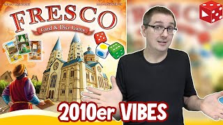 Fresco: Karten & Würfel Spiel - ziemlich Retro ! (Queen Games 2020)
