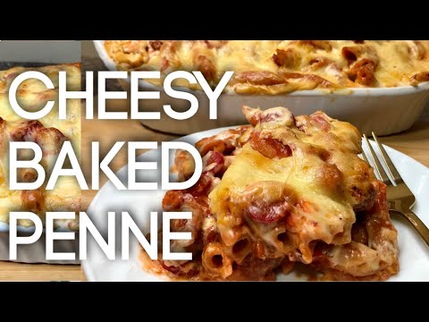 CHEESY BAKED PENNE | CHEESY BAKED MACARONI | HOW TO MAKE BAKED PENNE PASTA | Haix Food Channel