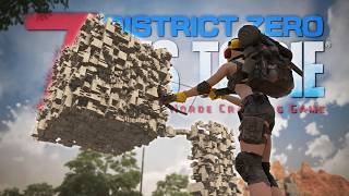 【7DTDMOD】近未来な世界で砂漠に行ったら謎の建造物を発見！？「7DTD District Zero V3.2」実況プレイ #6