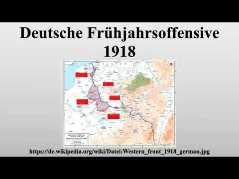 Deutsche Frühjahrsoffensive 1918