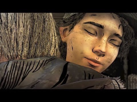 Walking Dead Ep3 Broken Toys | Clem dances with Violet - Tell AJ "Shoot Me"