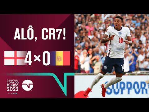 Gols e lances de Inglaterra x Andorra