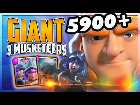 BoChum dont like this deck | 5900+ Giant 3 Musketeers Deck
