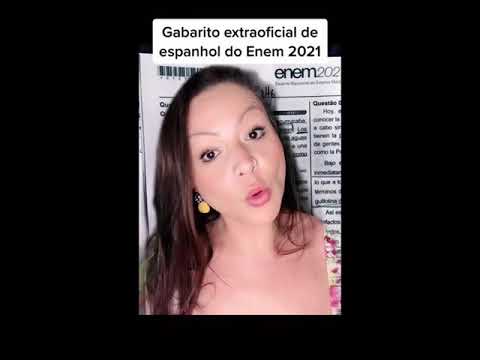 Gabarito Extraoficial de Espanhol do Enem 2021