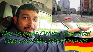 Driving license in Germany | Tips To Clear Practical Exam |Real Life Scenarios|Part-2|Frankfurt|Ep34