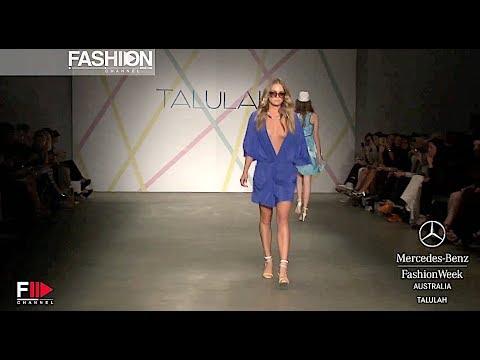 TALULAH Spring Summer 2012 2013 Australian Fashion Week - Fashion Channel