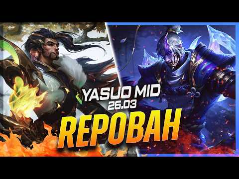 REPOBAH - Yasuo vs Zed MID Patch 26.3 - Yasuo Gameplay