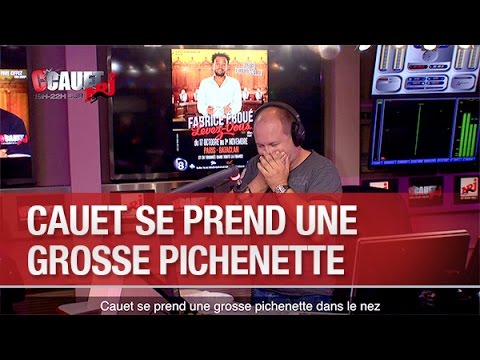 Cauet se prend une grosse pichenette dans le nez - C'Cauet sur NRJ