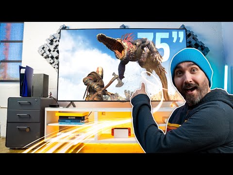 My New Gaming Setup TV - 75" 4K Mini LED