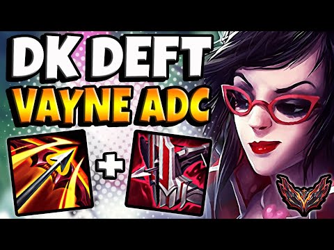DK Deft Vayne ADC vs Aphelios - Patch 12.23 Korea Grandmaster ✅