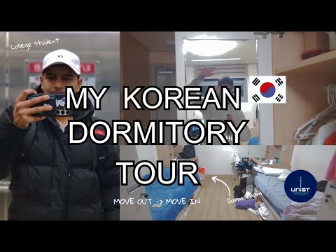 Move in Vlog- Korean university dorm tour in Korea | day in my life |Indian in Korea | UNIST