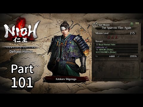 NIOH REMASTERED [PS5] [DLC 2] - 100% Walkthrough - Sub Mission: The Sparrow Flies Again