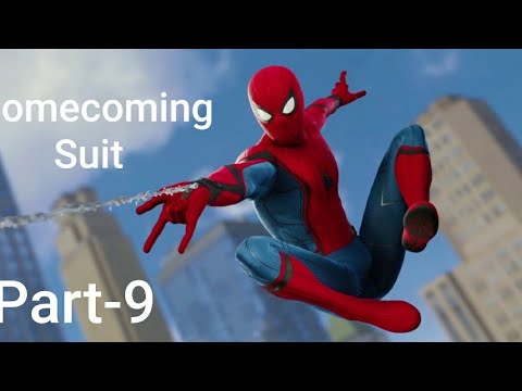 Marvel's Spiderman ps4 | Homecoming suit | 4k gameplay walkthrough/No commentary Part-9