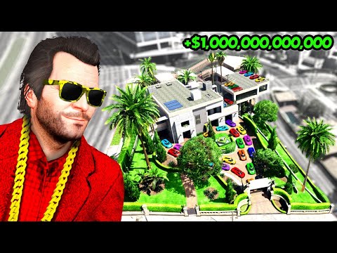 Michael's TRILLIONAIRE HOUSE Upgrade in GTA 5!