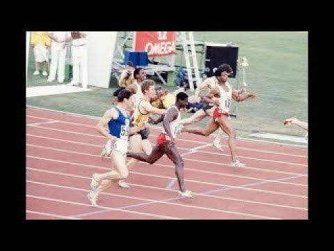 Ben  Johnson  vs  Allan  Wells  100m  ( Fight  to  the  Las t Meter )